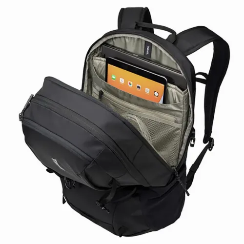 Rucsac pentru Laptop THULE EnRoute, 15.6", Construit cu nailon 400D aprobat Bluesign cu fermoare YKK, Negru