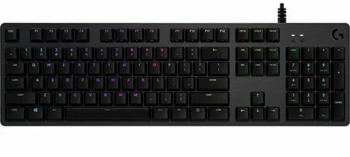 Tastatură Logitech G512 Carbon Lightsync RGB, Cu fir, Negru
