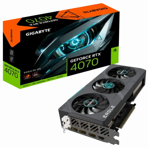 Placă Video Gigabyte GV-N4070EAGLE OC-12GD, 12GB GDDR6X 192bit (GV-N4070EAGLE OC-12GD)