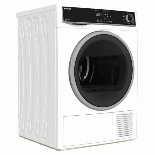 Сушильная машина Sharp KDHHH9S8GW3EE, 9кг, Белый