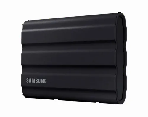 SSD portabil extern Samsung Portable SSD T7 Shield, 1 TB, Negru (MU-PE1T0S/WW)