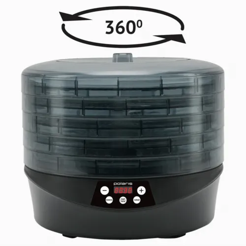 Deshidrator de fructe Polaris PFD1905, Gri