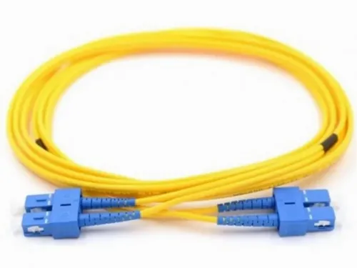 Fiber optic patch cords, singlemode Duplex SC-SC, 5m