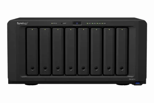 Stocare atașată la rețea SYNOLOGY DS1821+, Negru