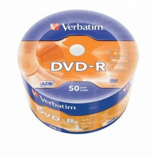 DVD Verbatim VD1650S-N, 50шт, Spindle