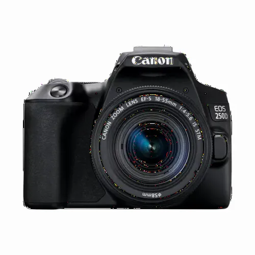 Aparat foto DSLR Canon EOS 250D, Negru