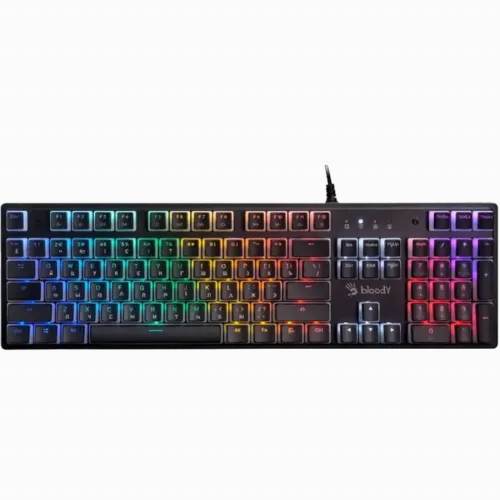 Tastatură Bloody S510R, Cu fir, Pudding Black