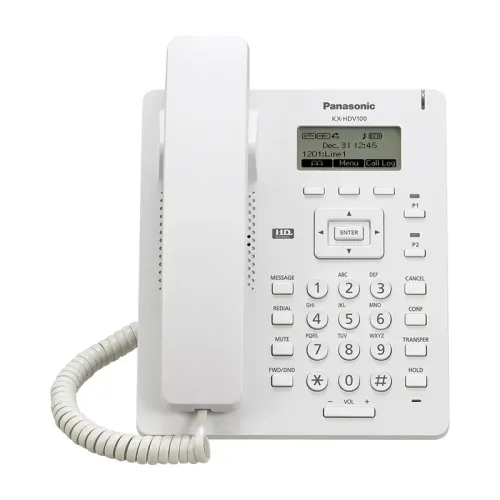 Telefon IP Panasonic KX-HDV100, Alb