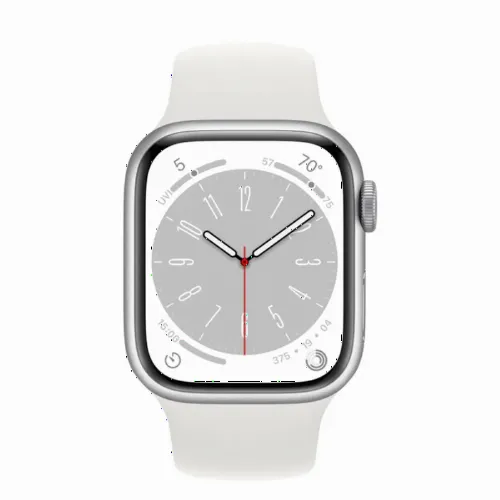 Ceas inteligent Apple Watch Series 8 GPS, 41mm, Argintiu