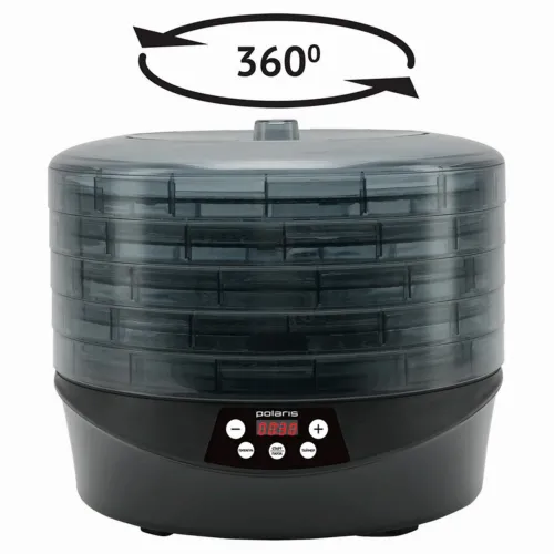 Deshidrator de fructe Polaris PFD1905, Gri