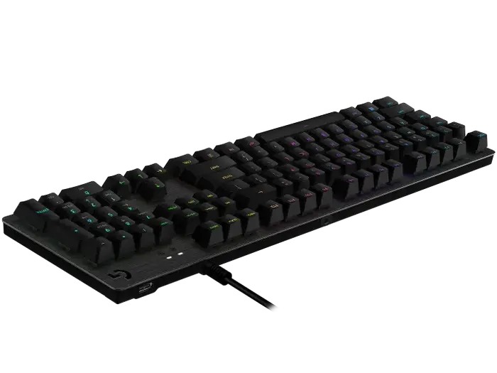 Клавиатура Logitech G512 Carbon Lightsync RGB, Проводное, Чёрный