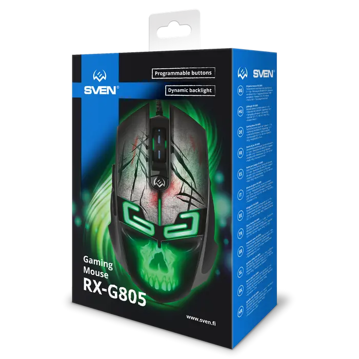 Игровая мышь SVEN RX-G805, Чёрный