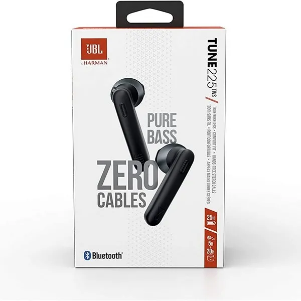 Căști JBL Tune 225TWS, Negru