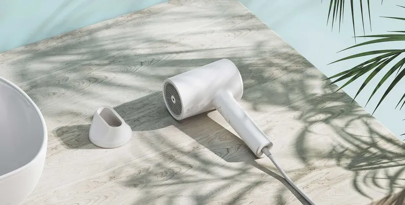 Uscător de păr Xiaomi Mi Ionic Hair Dryer CMJ01LX, 1800 W, Alb