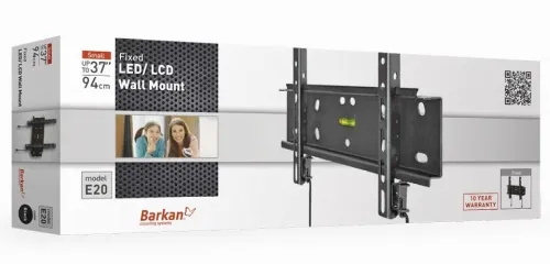 Suport fixat pe perete BARKAN E20, Negru
