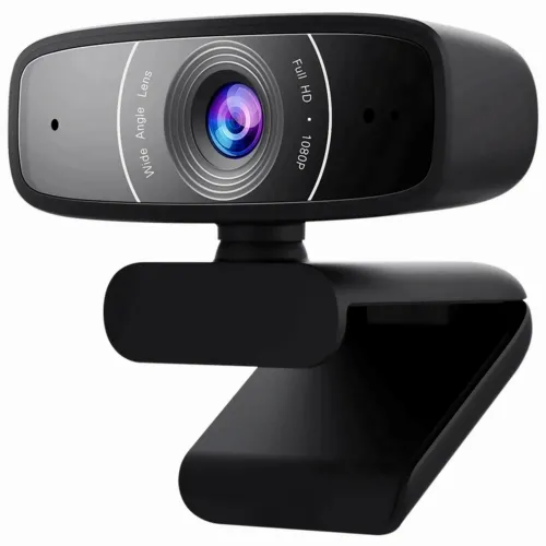 Cameră Web ASUS C3, Full-HD 1080P, Negru