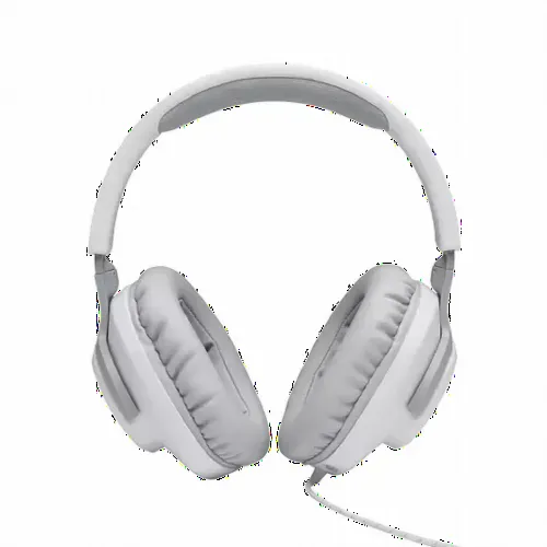 Căști gaming JBL Quantum 100, Cu fir, Alb