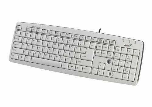 Tastatură Genius KB-06XE, Cu fir, Alb