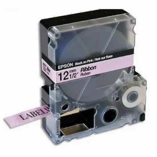 Картридж с лентой Epson LK-4PBK, 12 мм x 5 м