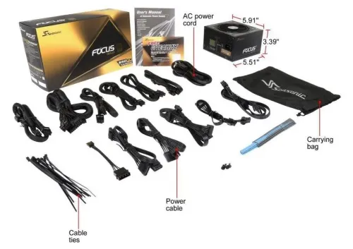 Sursă Alimentare PC Seasonic Focus GX, 850W, ATX, Complet modular