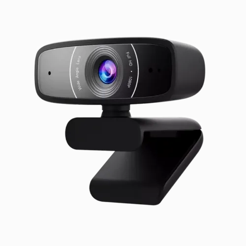 Cameră Web ASUS C3, Full-HD 1080P, Negru