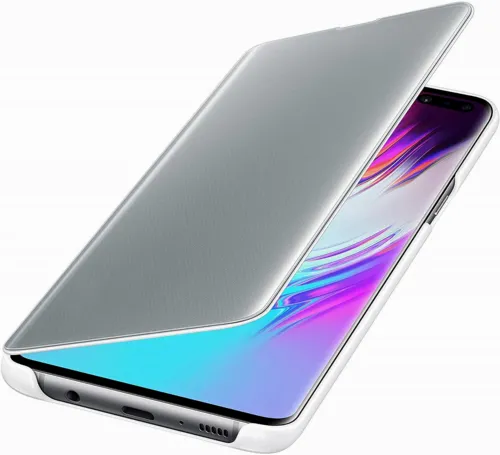 Husă Samsung Clear view Cover for Galaxy S10E, White