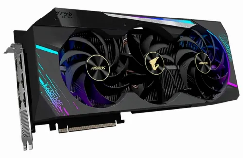 Placă Video Gigabyte GV-N3080AORUS X-10GD, 10GB GDDR6X 320bit