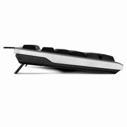 Keyboard SVEN KB-S300, Traditional layout, Quiet, Splash proof, Silver, USB