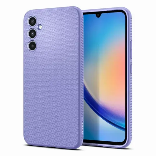 Чехол Spigen Samsung A34, Liquid Air, Фиолетовый