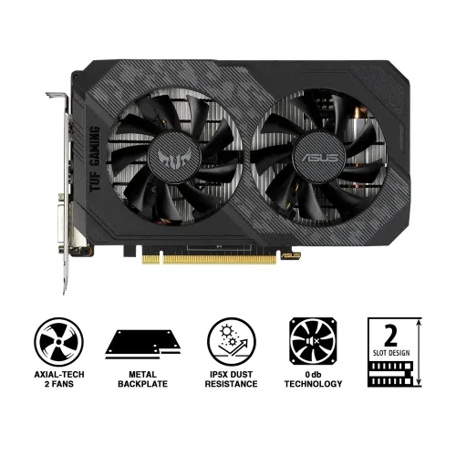 Placă Video ASUS TUF-GTX1650-O4GD6-P-GAMING,  4GB GDDR6 128bit
