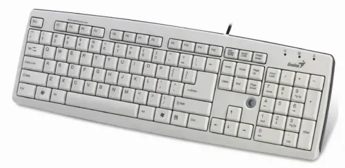 Tastatură Genius KB-06XE, Cu fir, Alb