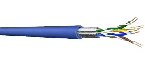 Cable FTP Cat.6  Draka, 23awg, 400MHz,  COPPER, 500M/CTN Blue color