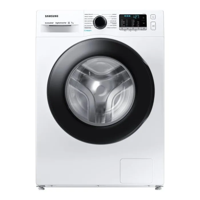 Mașină de spălat Samsung WW70AAS22AE/UA, 7kg, Alb
