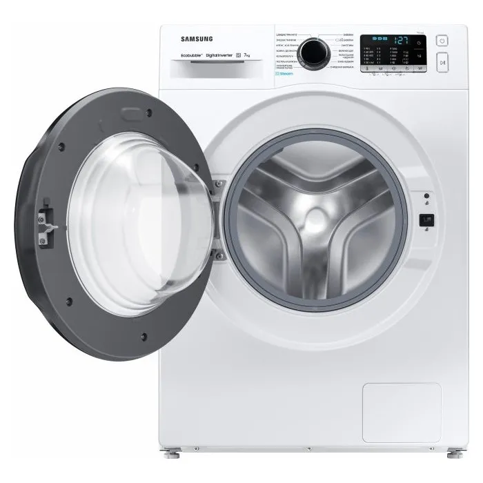 Mașină de spălat Samsung WW70AAS22AE/UA, 7kg, Alb