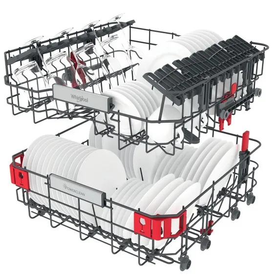 Посудомоечная машина Whirlpool WIP 4O41 PLEG, Серый