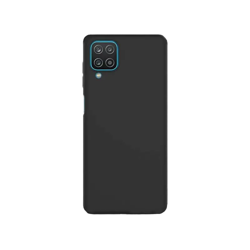 Чехол Xcover Galaxy A12 - Soft Touch (Microfiber), Чёрный