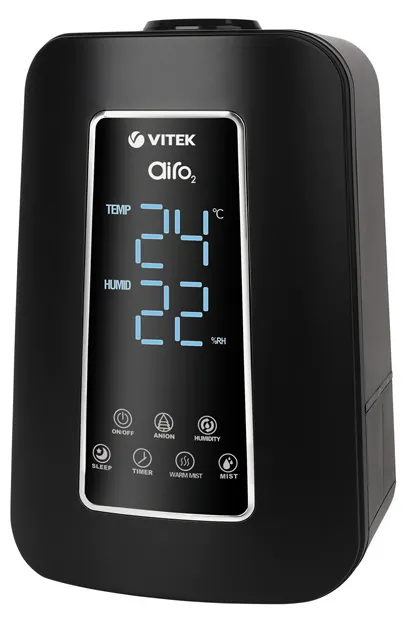 Увлажнитель воздуха VITEK Airo2, Чёрный