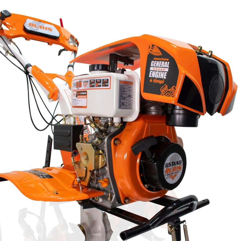 Motocultor motorină Ruris 651KSD (fara freza)