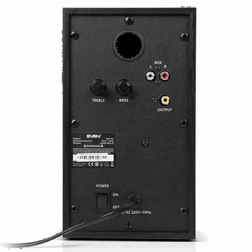 Boxe pentru calculator 2.0 SVEN SPS-615, Negru