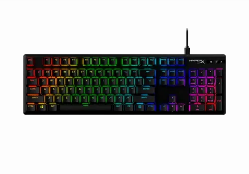Gaming Keyboard HyperX Alloy Origins PBT, Mechanical, Red SW, PBT Keycaps, RGB, Aluminum Body, USB