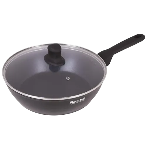 Tigaie adâncă Rondell RDA-1373, 26cm, Negru