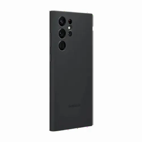 Чехол Samsung Silicone Cover for Galaxy S22 Ultra, Чёрный