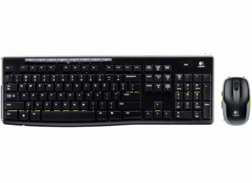 Set Tastatură + Mouse Logitech MK270, Fără fir, Negru