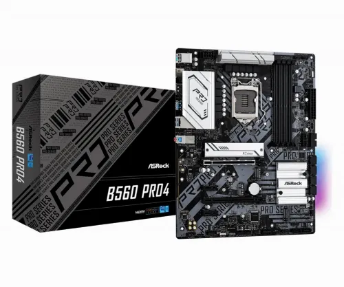 Placă de bază ASRock B560 PRO4, LGA1200, Intel B560, ATX