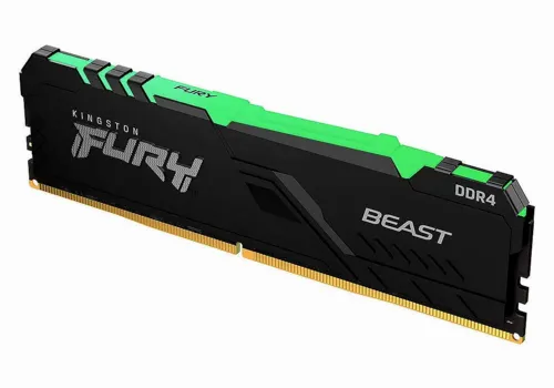 Memorie RAM Kingston FURY Beast RGB, DDR4 SDRAM, 3200 MHz, 8GB, KF432C16BBA/8