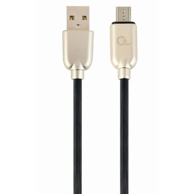 Кабель для зарядки и синхронизации Cablexpert CC-USB2R-AMmBM-1M, USB Type-A/micro-USB, 1м, Чёрный