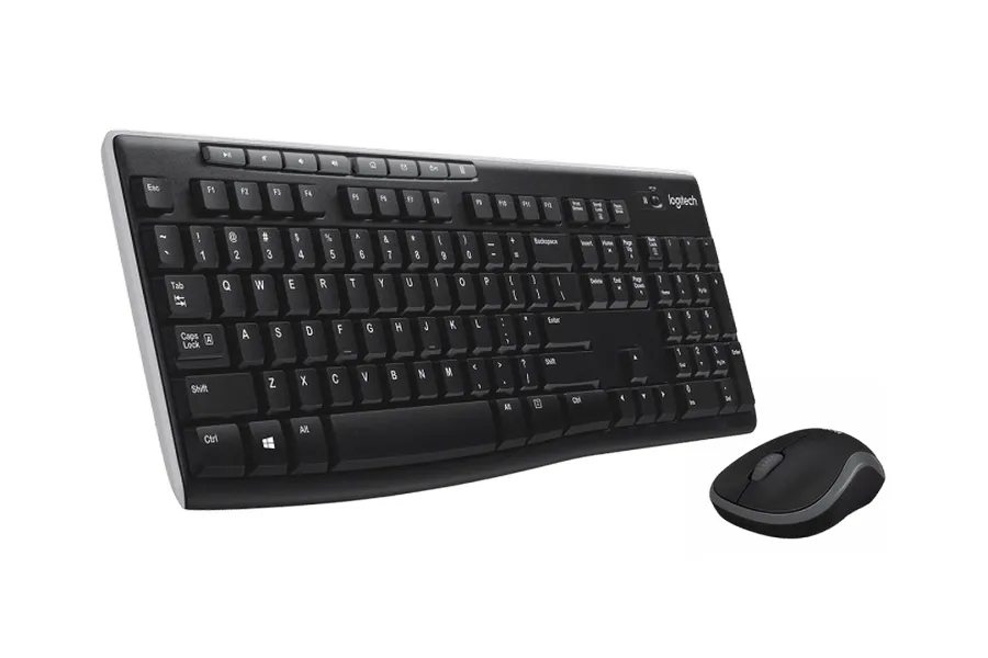 Клавиатура и мышь Logitech MK270, Беспроводное, Чёрный