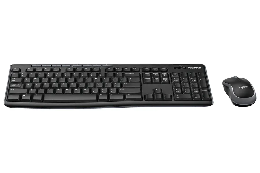 Клавиатура и мышь Logitech MK270, Беспроводное, Чёрный