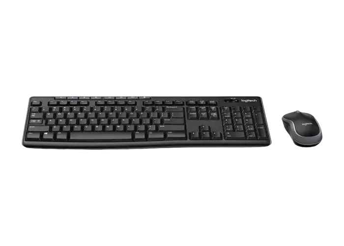 Клавиатура и мышь Logitech MK270, Беспроводное, Чёрный