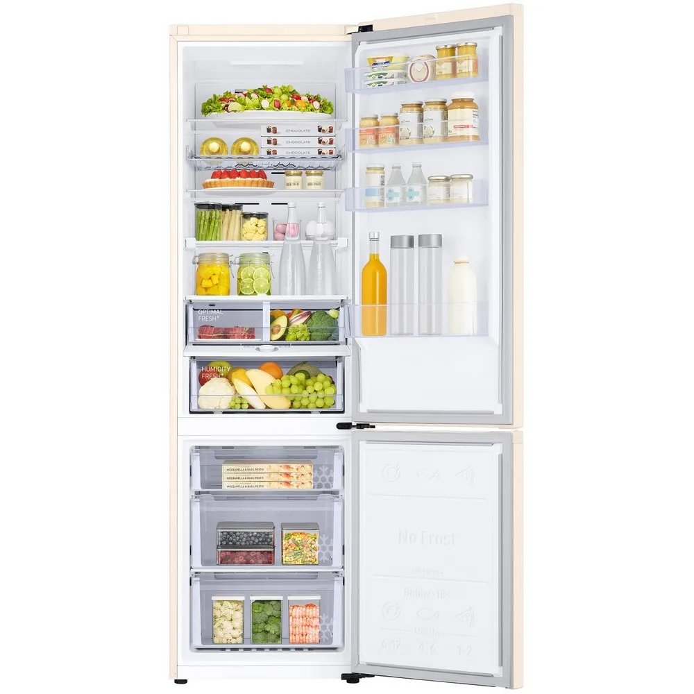 Холодильник Samsung RB38T676FEL/UA, Бежевый